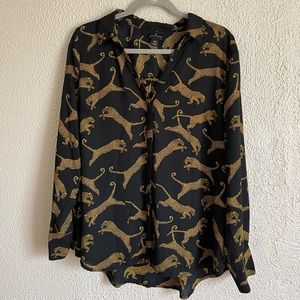 XXL Worthington Leopard Blouse